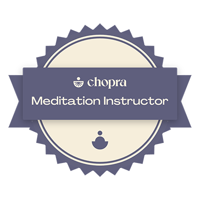 Chopra Meditation Instructor Badge